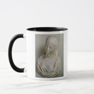 Verschleiertes Mädchen (Marmor) Tasse