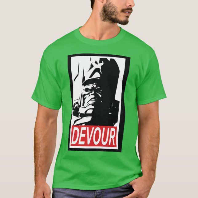 Verschlinge Freunde Familie T-Shirt (Vorderseite)