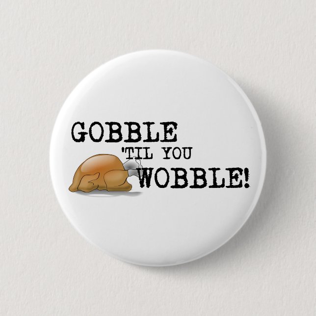 Verschlingen Sie, bis Sie flattern! Button (Vorderseite)