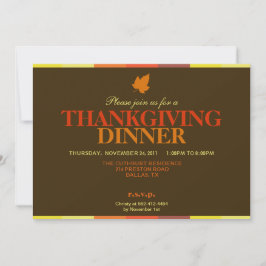 Verschlingen Sie verschlingen mehrfarbige Einladung