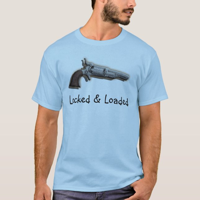 Verschlossene Liebhabermänner des geladenen T-Shirt (Vorderseite)