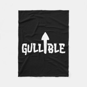 Verschlungene, selbstzerstörerische Arrow-Up-Gulli Fleecedecke