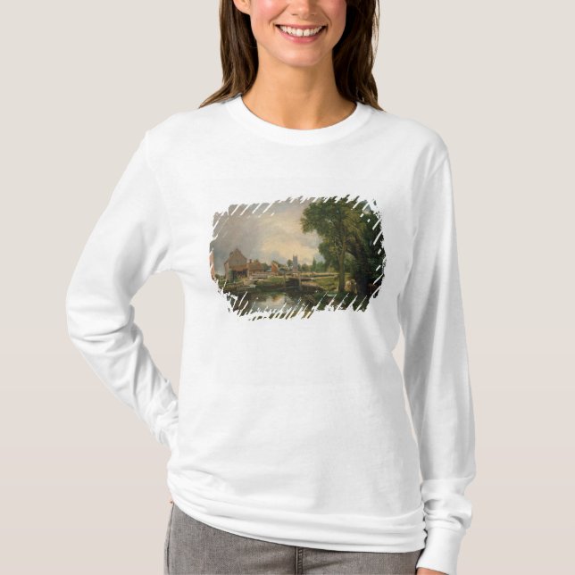 Verschluss John Constables | Dedham und Mühle, T-Shirt (Vorderseite)