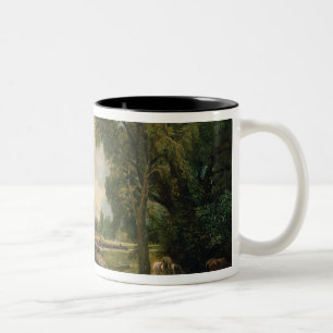 Verschluss John Constables   Dedham und Mühle, Zweifarbige Tasse