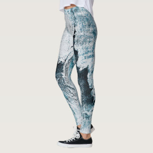 verschmutzte Jeans Leggings