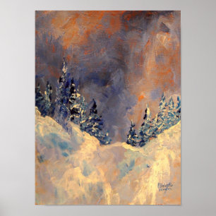 Verschmutzte Schneedecke 2009 Poster