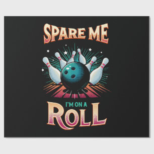 Verschone mich, ich bin auf Erfolgskurs - Bowling Geschenkpapier