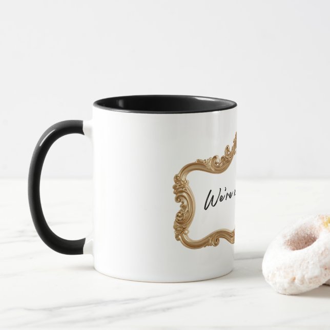 Verschönerte Kaffeetasse und Teetasse – Geschenk f (Mit Donut)