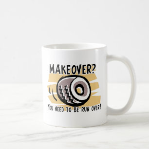 Verschönerungsaktion Umgefahren Lustiger Becher Hu Kaffeetasse