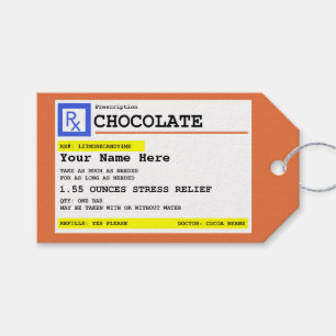 Verschreibung Schokolade Personalisiert Geschenkanhänger