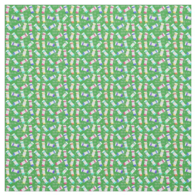 Verschreibung von Flaschen Grün Stoff (Muster)