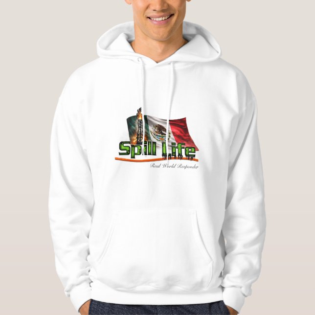 Verschütte Leben  Hoodie (Vorderseite)