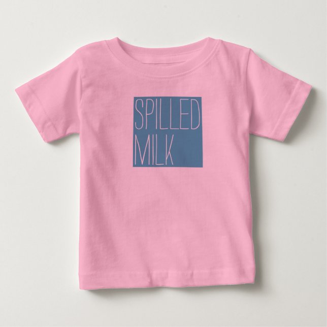 Verschüttete Milch für Säuglinge Baby T-shirt (Vorderseite)