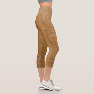 verschütteter Kaffee Capri Leggings