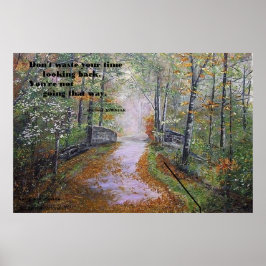 VERSCHWENDEN SIE IHRE ZEIT NICHT MIT DEM BLICK AUF POSTER