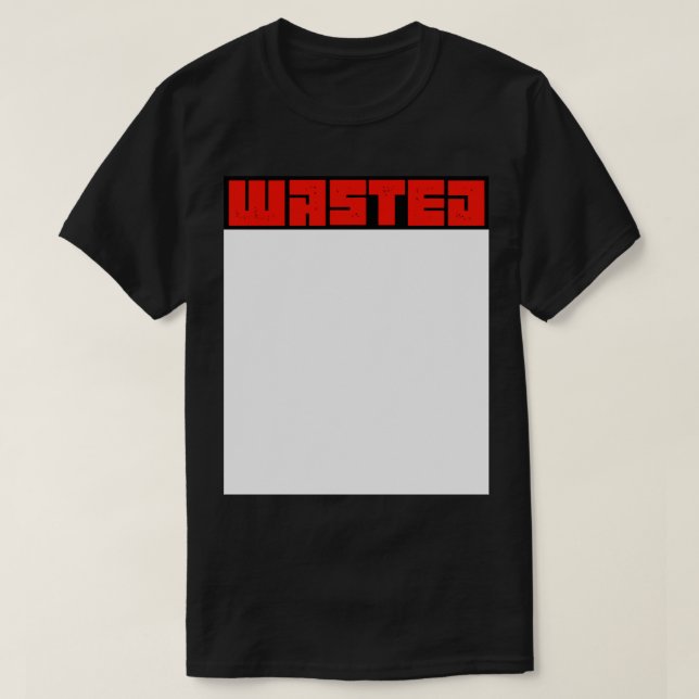 verschwendet T-Shirt (Design vorne)