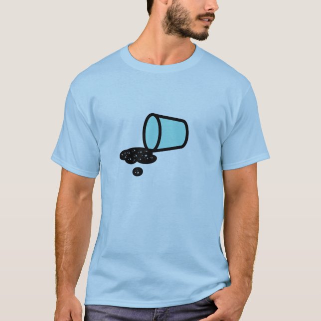 Verschwendung von Raum - Verschüttete Unendlichkei T-Shirt (Vorderseite)