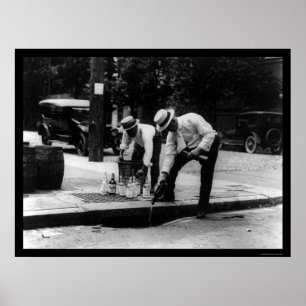 Verschwendung von Whisky-Verbot 1923 Poster