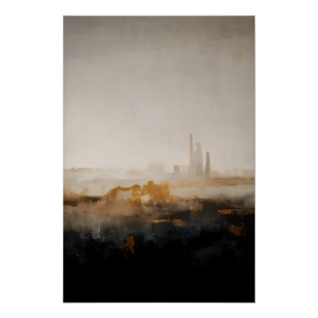 Verschwinden des Horizonts Poster (Vorderseite)
