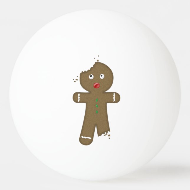 Verschwinden des Lebkuchenmannes Tischtennisball (Vorderseite)