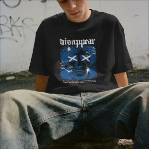 Verschwinden – Grunge-Melancholie-Porträt T-Shirt
