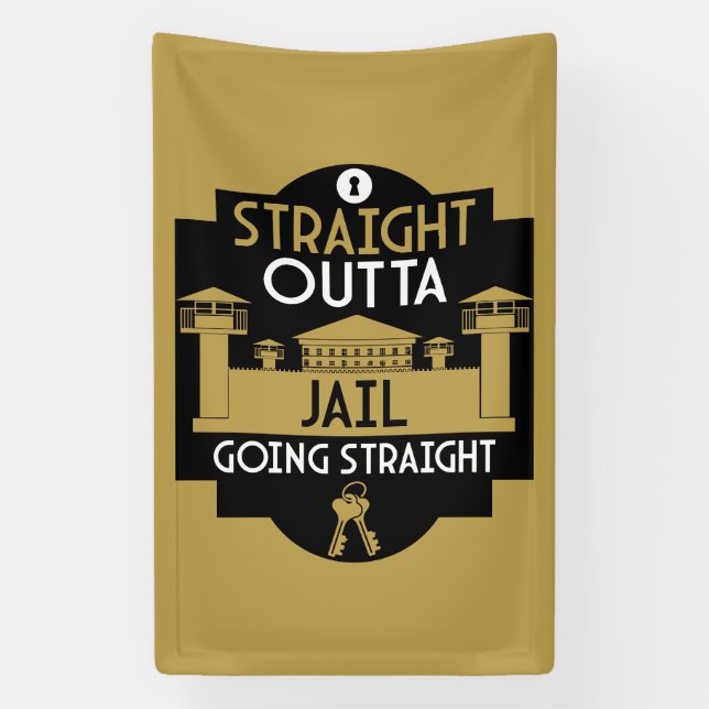 Verschwinden Sie aus dem Gefängnis Banner (Vertikal)
