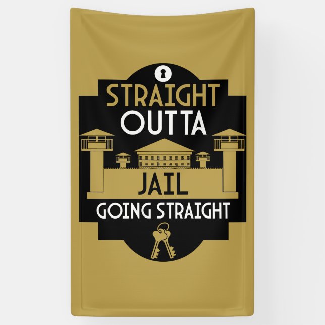 Verschwinden Sie aus dem Gefängnis Banner (Vertikal)