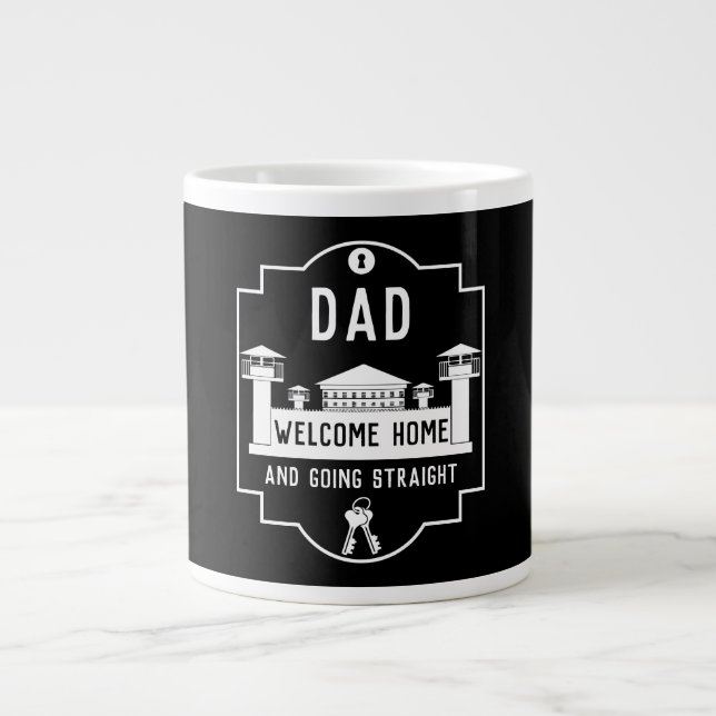Verschwinden Sie aus dem Gefängnis Jumbo-Tasse (Vorderseite)