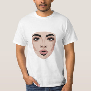 Verschwindende Schönheit – Moderne Minimals Face A T-Shirt