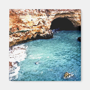 Verschwindender Strand - Vale Covo - Algarve Portu Magnet