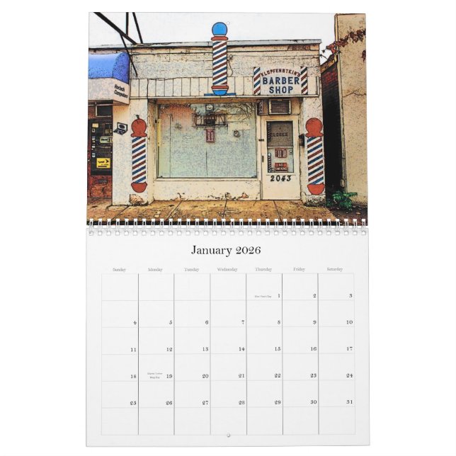 Verschwindener Amerika-Kalender - besonders Kalender (Jan 2026)