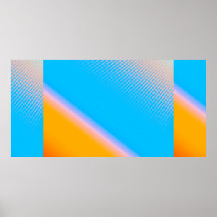 verschwommenes Bild mit Farbverlaufsfarben in abst Poster