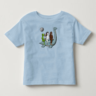 Verschwörung Bigfoot Loch Ness Monster Wasserski Kleinkind T-shirt