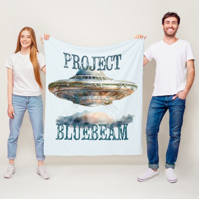 Verschwörung UFO Fleece Blanket (Beispiel)