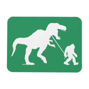 Verschwunden Squatchin mit T-rex Magnet