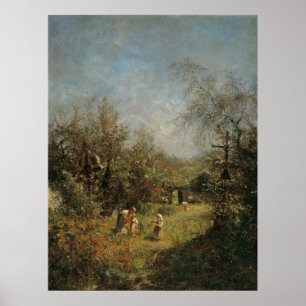 Verschwundener Friedhof in Goisern Poster