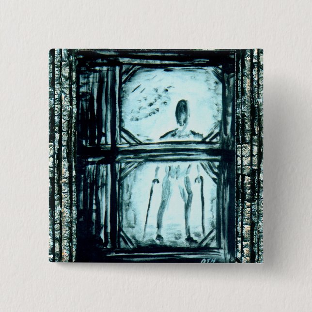 Verschwundener Mensch II Button (Vorderseite)