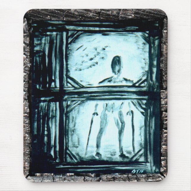 Verschwundener Mensch II Mousepad (Vorne)