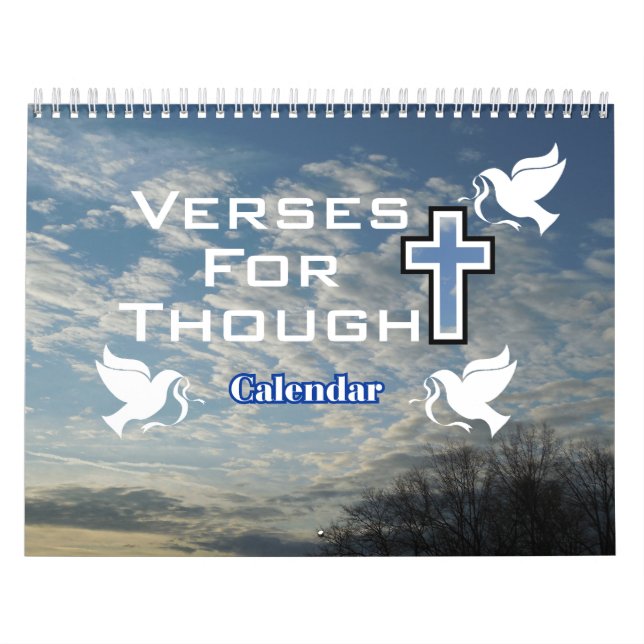 Verse für Bibel-Vers-Kalender des Gedanken-KJV Kalender (Titelbild)
