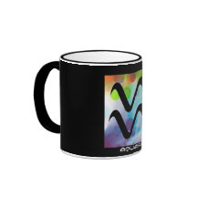 "VERSEAU" 11 onces. TASSE DE CAFÉ DE SONNERIE