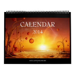 Versehen Sie mit einem Gatter, um 2014 nirgendwo Kalender