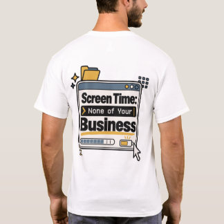 Versehentlich wieder online | Lustiges digitales L T-Shirt