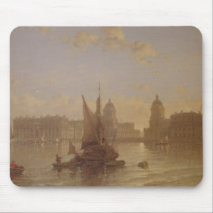 Versenden auf der Themse in Greenwich Mousepad