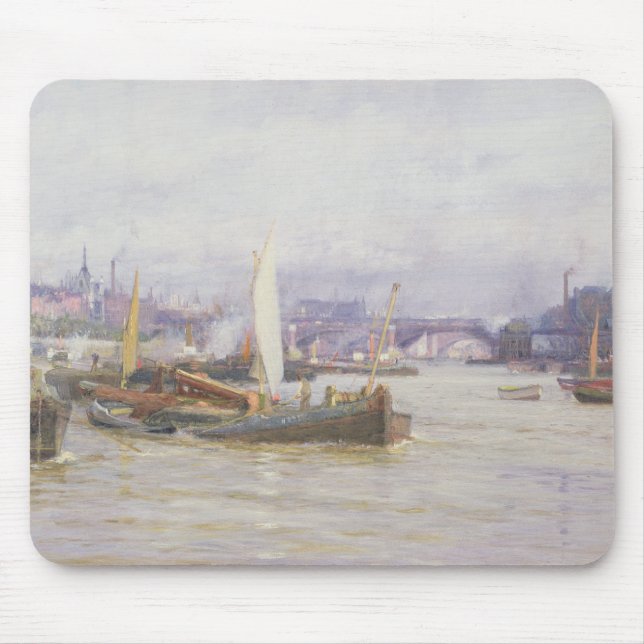 Versenden auf der Themse Mousepad (Vorne)