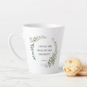 verset biblique, Philippiens 4:13 Mug de café