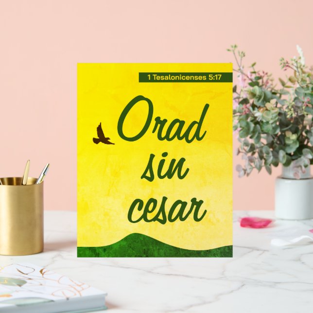 Verset de la Bible espagnole pour continuer à prie (Mariage)