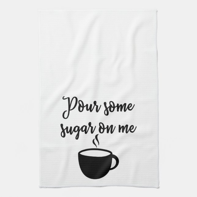 Versez du sucre sur moi serviette (Vertical)
