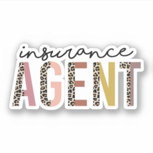 Versicherungs-Agent, Geschenk für den Agent der Ve Aufkleber