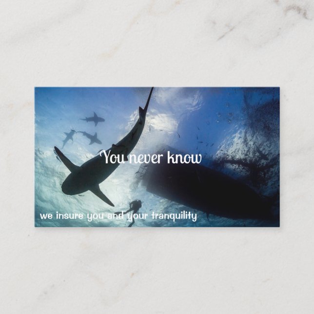 Versicherungsberater Agent Visitenkarte (Vorderseite)