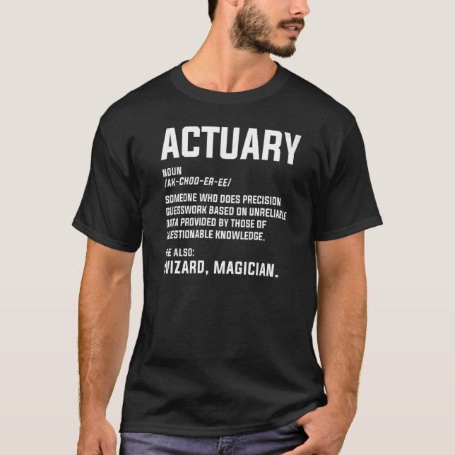 Versicherungsmathematik T-Shirt (Vorderseite)